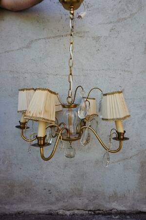 Taklampa med prismor