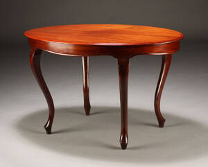 Salonbord, mahogny