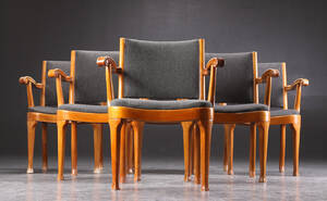 Fritz Hansen, seks armstole, 1940erne 6