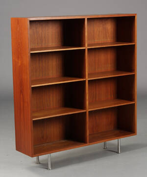 Dansk møbelproducent. Bogreol, teaktræ