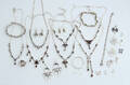 Samling smykker af sølv og sterlingsølv 32