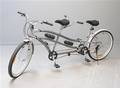 Tandem, 21 gears Shimano. sølvmetallic