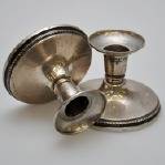 LJUSSTAKAR, 1 par, silver, MGAB