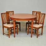 BORD  4 STOLAR, gustaviansk stil