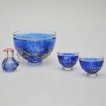 KONSTGLAS, 4 delar, BERTIL VALLIEN, Kosta Boda