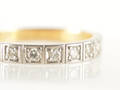 Ring i 18K guld, ca 0.28 ct