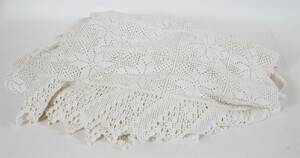 Virkat dubbelöverkast 