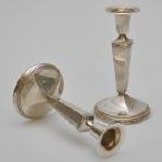 LJUSSTAKAR, 1 par, silver