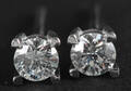 Earrings in 14k with brilliant cut diamonds 0.50ct 