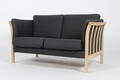 Skamla. To-pers. sofa, eg og uld  Denne vare er sat til omsalg under nyt varenummer 4250303