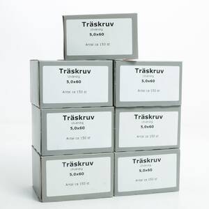 TRÄSKRUV, 5,0x60, ca1000 st skruvar