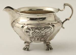 Gräddkanna, Silver troligen Danmark