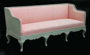 Trågsoffa, rokokostil, 1900-tal