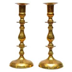 LJUSSTAKAR, mässing