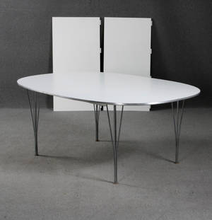 Piet Hein Bruno Mathsson. Super Ellipse spisebord
