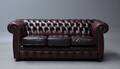 Chesterfield. Tre-personers sofa