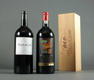 2 fl.  Dobbelmagnum fransk vin 2