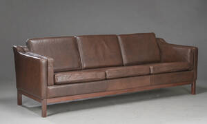 Tre-personers sofa, læder