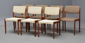 Dansk møbelproducent. Sæt på syv stole i teak7