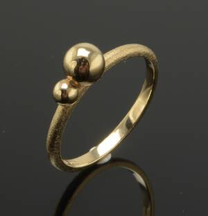 Aagaard Kranz  Ziegler, ring af 14 kt. guld