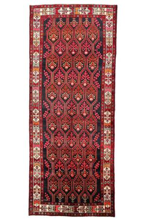 Persisk Hamadan tæppe, 400x165 cm.