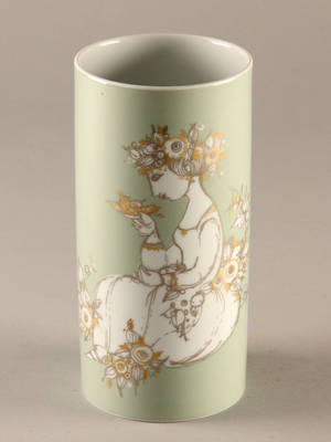 Bjørn Wiinblad Vase af porcelæn.