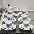 KAFFESERVISDELAR, 26 delar, Royal Copenhagen, Blå Blomst