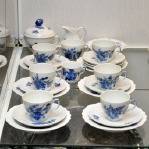 KAFFESERVISDELAR, 26 delar, Royal Copenhagen, Blå Blomst