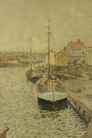 Oljemålning, Einar Palme f. 1901