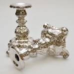 LJUSSTAKAR, 1 par, rokokostil