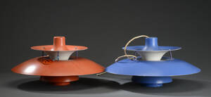 Poul Henningsen. To PH5 pendler. 2