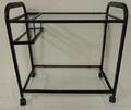 Serveringsvagn Glas  Metall L63cm H64cm
