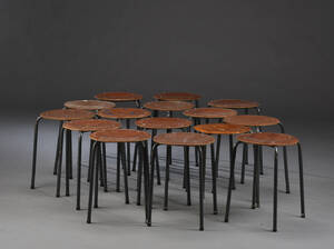 Møbelproducent. Skamler, teak 15