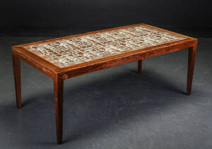 Severin Hansen for Haslev Møbelsnedkeri. Sofabord af palisander