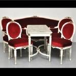 SOFFGRUPP, 6 delar, gustaviansk stil