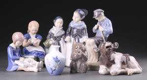 Royal Copenhagen samt Bing  Grøndahl. Samling porcelæn 7