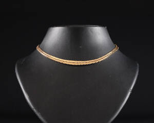 Geneve halscollier, 14 kt. guld. Vægt 25 gr.
