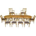 BORD MED 12 STOLAR, Carl Malmsten, Herrgården