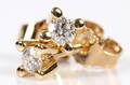 Diamant ørestikkere, 14 kt guld. Et par, 0.24 ct. 2