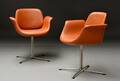 Johannes Foersom  Peter Hiort-Lorenzen. Par Flamingo armstole, model EJ 205 2 