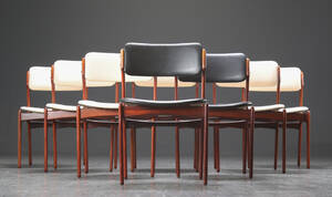 Erik Buch. Otte stole af palisander 8