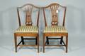STOLAR, ETT PAR, ENGLAND, 1800-TAL, MAHOGNY
