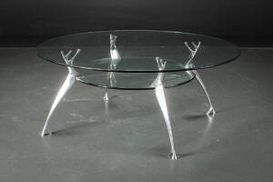 Cirkulært sofabord. Chueca Model Dolmen