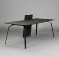 Henrik Pedersen. Spisebord model Float, sort linoleum. 3