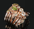 Christina Watches, 6 Collect ringe i rosa forgyldt sølv 6 Denne vare er sat til omsalg under nyt varenummer 4079645
