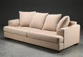 Tre-pers. sofa, betrukket med uldstof Denne vare er sat til omsalg under nyt varenummer 4635501