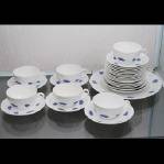 KAFFESERVISDELAR, 28 delar, Gustavsberg, Blå Blom