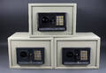 Rockfort Electronic Safe. Tre små pengeskabe  værdiskabe, model S-25E 3