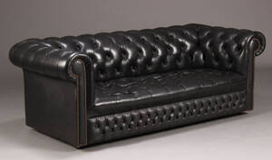 Chesterfield tre-pers. sofa