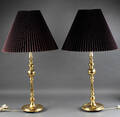 Par bordlamper af messing 2